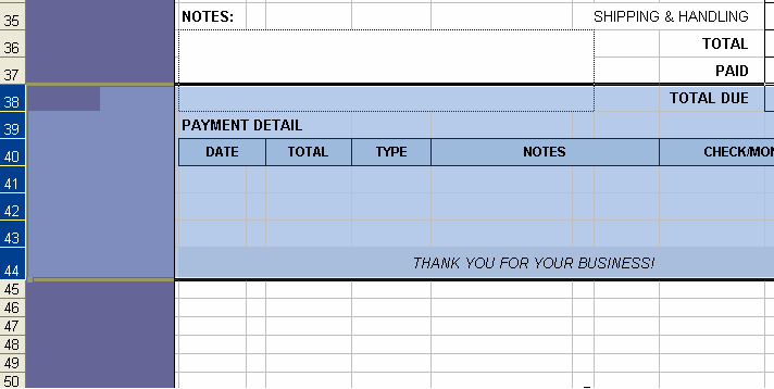 Create receipt form - show payment