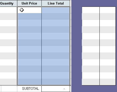 Copy format using Excel format painter