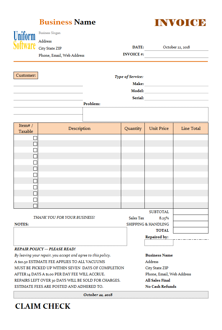 Advanced Sample - Print One Invoice in Two Different Formats