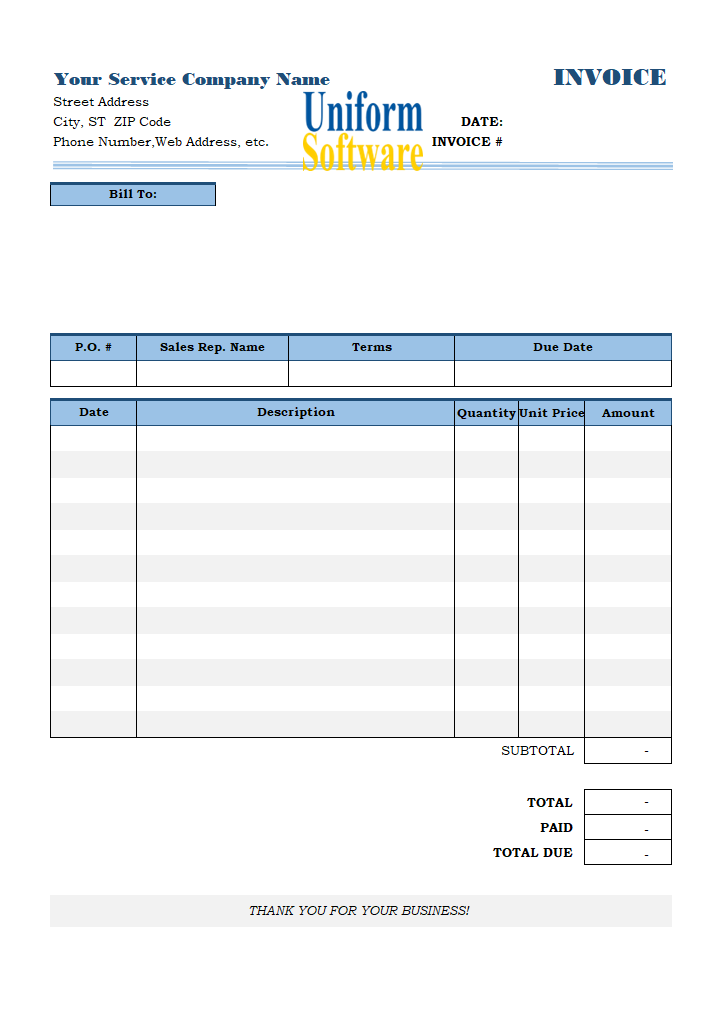 Veterinary Invoice Template With Veterinary Invoice Template