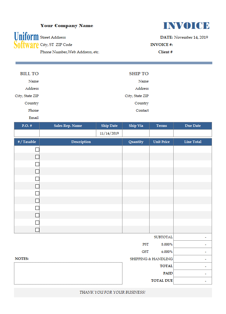 Online Invoicing Sample (IMFE Edition)