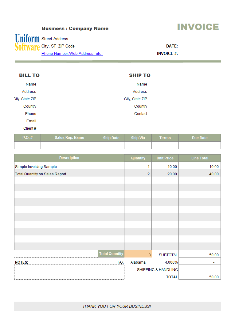 Simple Sample - Total Quantity on Sales Report (IMFE Edition)